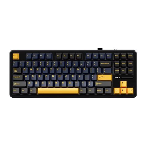 Aula F Mekanik RGB TKL GrayWood V Switch Kablosuz Makrolu Hot Swap Klavye Turuncu Fiyatları