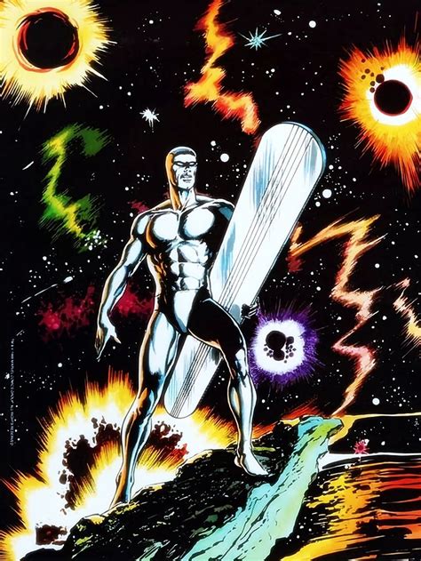 R E M A S T E R E D Jack Kirby Art Silver Surfer Comic Kirby Art