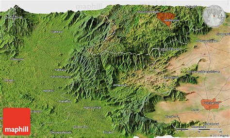 Satellite 3D Map of Perintalmanna