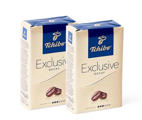 Кофе Tchibo Exclusive без кофеина Молотый фильтрованный 2х250г - купить ...