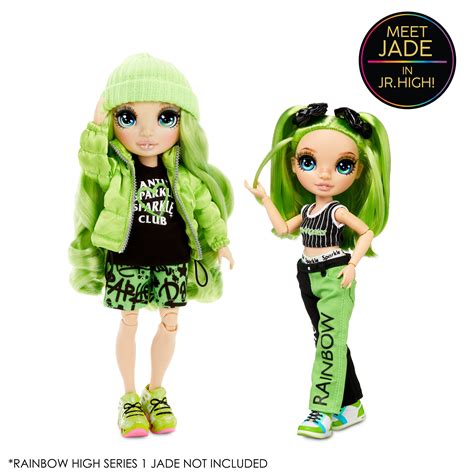 Boneca Articula Rainbow High Junior Jade Hunter MGA Descubra Os