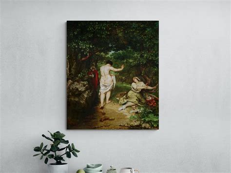 The Bathers By Gustave Courbet Art Print Art Reproduction Famous