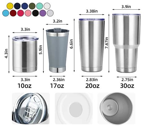 Custom 20oz 30oz Double Wall Stainless Steel Insulated Termos Powder