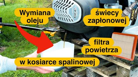 Honda GCVx 170 wymiana oleju filtra powietrza świecy zapłonowej w