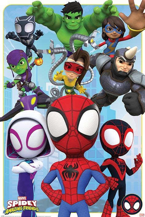 Spidey And His Amazing Friends Poster 61x915cm Friends Poster