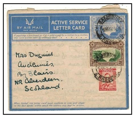 Southern Rhodesia British Commonwealth Postal History Specialists