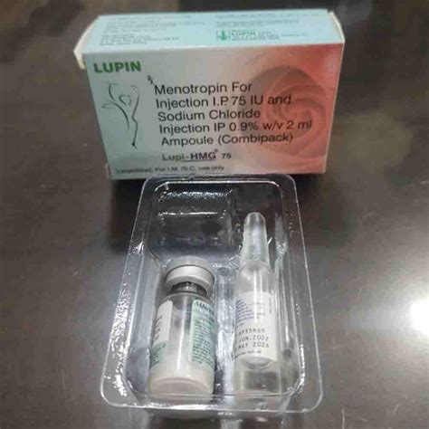 Lupin I U Menotropin Injection Ip Iu Packaging Type Vial