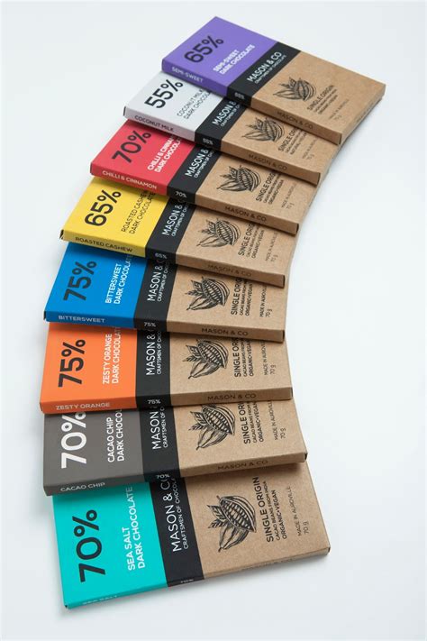 Mason & Co Chocolate Bars - The Dark Chocolate Collection on Packaging ...