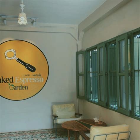 Naked Espresso Garden Café in Vientiane