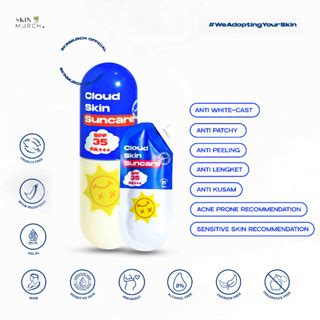 Jual Skinmurch Cloud Skin Suncare Spf Pa Sensitive Skin Acne