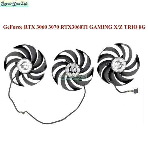 90mm PLD09210S12HH RTX3060 VGA 팬 쿨러 라디에이터, MSI GeForce RTX 3060 3070 ...