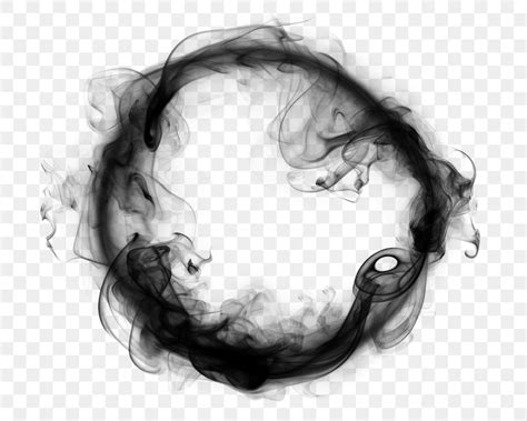 PNG Smoke Ring Circle Black Premium PNG Rawpixel