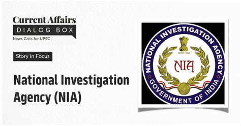 National Investigation Agency Nia Upsc Current Affairs