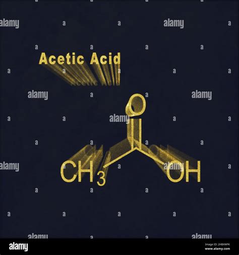 Acetic Acid Structure Hi Res Stock Photography And Images Alamy