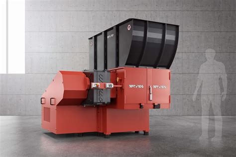 The Single Shaft Shredder Model Wlk From Weima