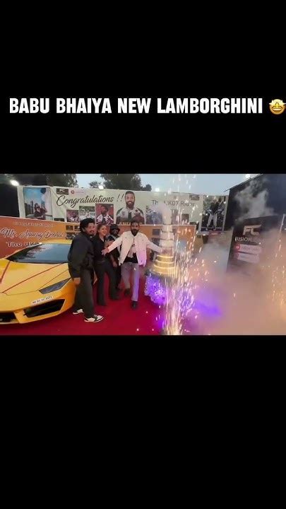 Babu Bhaiya New Lamborghini😍brosena Babubhaiya Anuragdobhal Youtube