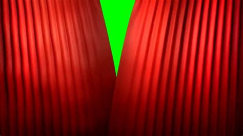 The Curtain Is Red And Green In This Photo It Looks Like They Are