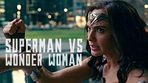 Justice League Superman Vs Wonder Woman Fight Scene Hd 2017 Youtube