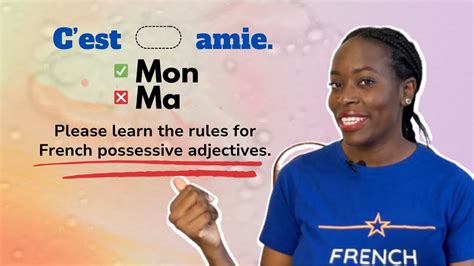 French Possessive Adjectives Grammar Lesson And Exercises Youtube