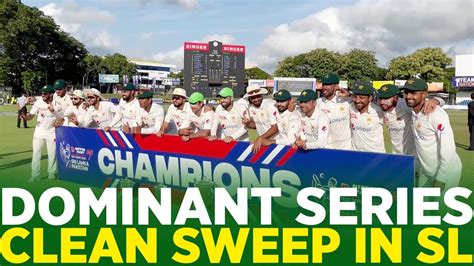 Winning Moments And Celebrations For The Victorious Pakistan Squad In