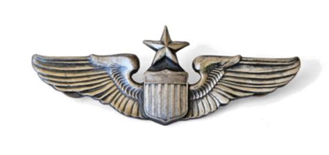 Ww2 Usaaf Us Army Air Force Senior Pilot Wing Sterling Badge Pin Clutch Back Ebay