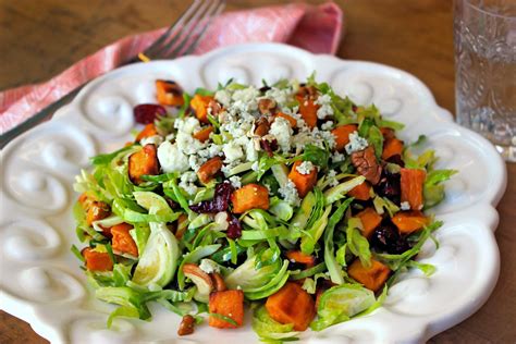 Shaved Brussel Sprout And Sweet Potato Salad North Carolina Sweet Potatoes