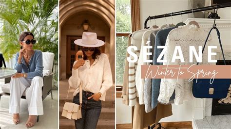 Winter To Spring Outfits 2023 Sezane Haul YouTube