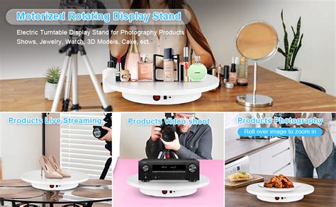 Motorized Rotating Display Stand Remote Control Rotating Display Stand