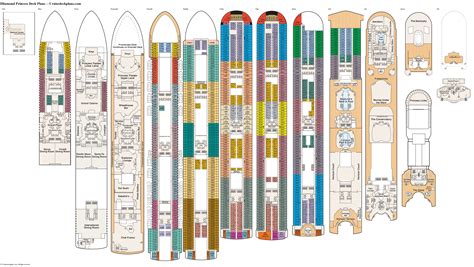 Diamond Princess Deck Plan