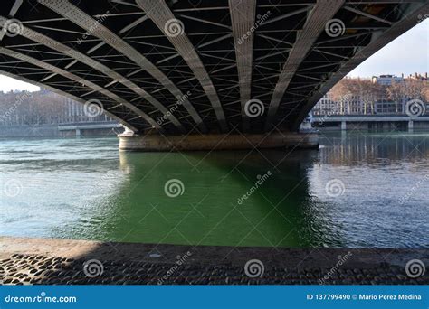 City of Lyon,Bridges and River Rhone Stock Photo - Image of enjoy ...