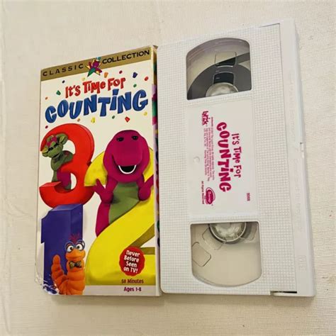 Barney Its Time For Counting Vhs Tested Rare Vintage Sexiz Pix