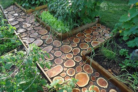 Садовые дорожки из дерева своими руками - деревянные дорожки (+фото ...