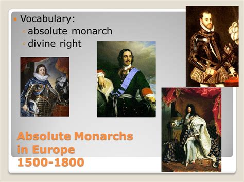 Absolute Monarchs 1500 1800