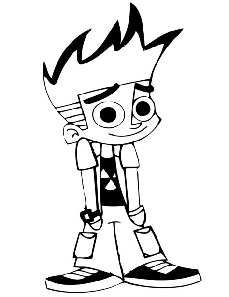 Johnny Test Para Colorear Pintar E Imprimir