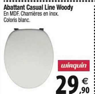 Promo Abattant Casual Line Woody Wirquin Chez Trid Me Icatalogue Fr