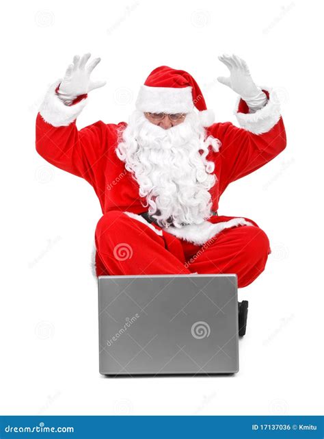 Surprised santa claus stock photo. Image of person, funny - 17137036