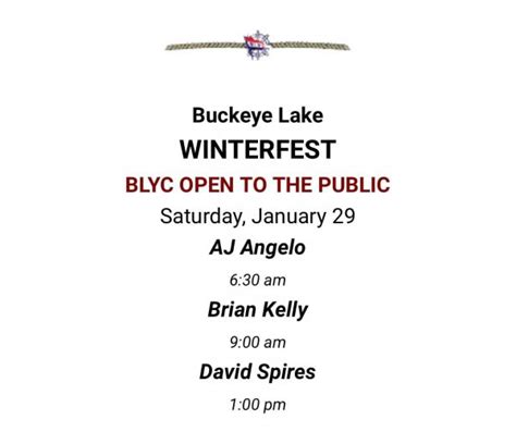 Winterfest at Buckeye Lake Yacht Club - Escape to Buckeye