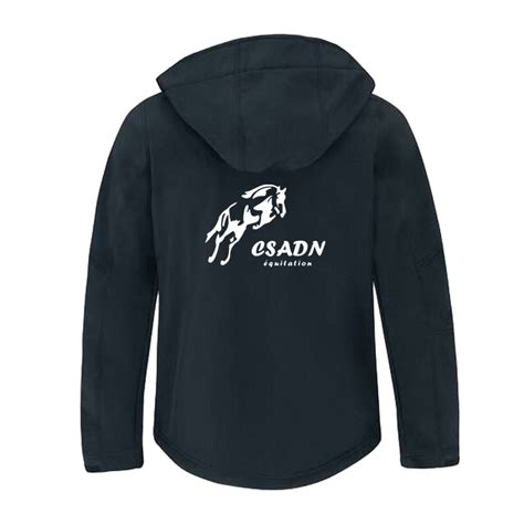 Softshell Enfant Csadn Equitation Navy Bc Blagapro