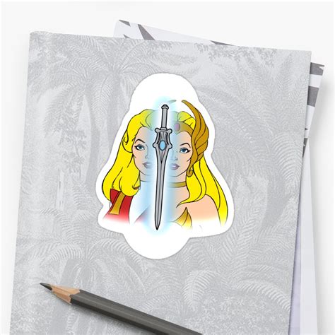 "She-Ra Princess of Power - Adora/She-Ra/Sword - Color" Stickers by ...