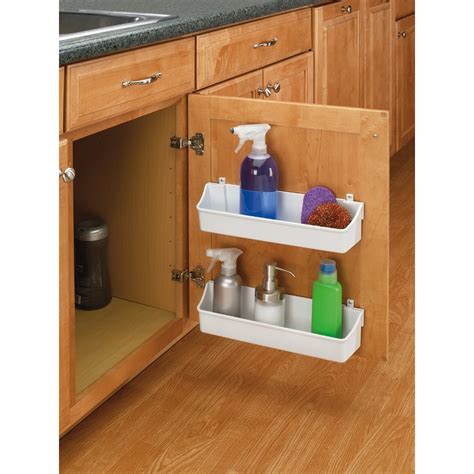 Rev A Shelf 7875 In W X 356 In 1 Tier Doorwall Mount Plastic Door