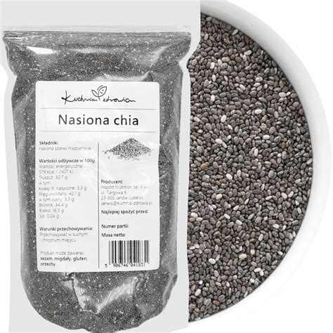 Nasiona Chia KUCHNIA ZDROWIA 500g Naturalne 13911162358 Allegro Pl