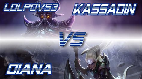 LoLPoV Kassadin Vs Diana Mid League Of Legends Live Commentary