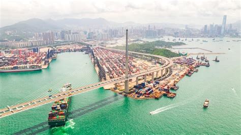 Premium Photo High Angle View Of Commercial Dock In City