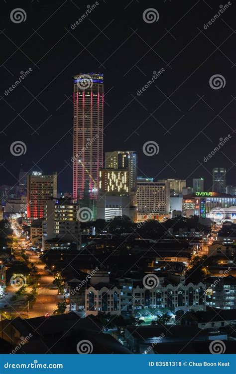 Georgetown, Komtar Tower and City View Editorial Stock Photo - Image of tower, dominates: 83581318