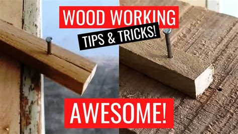 Wood Working Tricks And Tips Awesome Wood Working Youtube