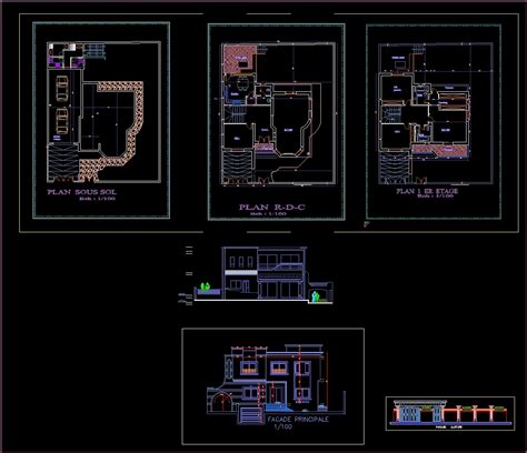 Villa Project Dwg Full Project For Autocad Designs Cad