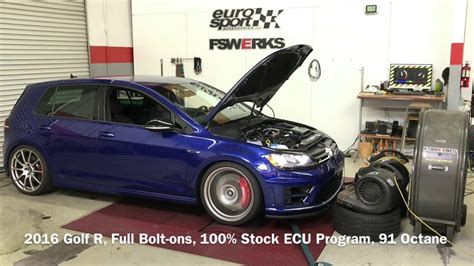 Mk Golf R Cobb Accessport Stage Dyno Youtube