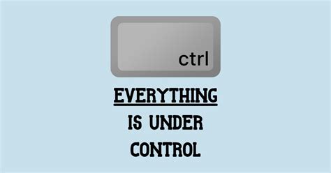 Everything is under Ctrl - Geek - Posters and Art Prints | TeePublic