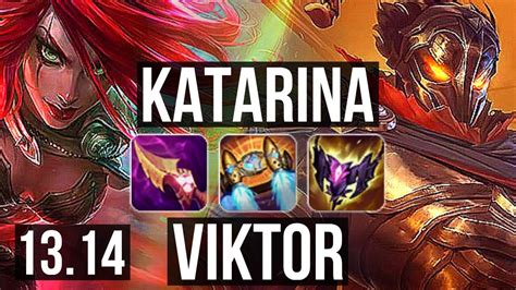 KATARINA Vs VIKTOR MID 24 1 1 3 5M Mastery Legendary Quadra 500