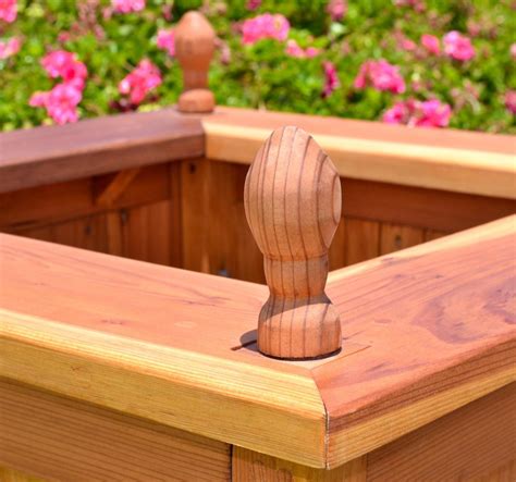 The Sonoma Finial Planters Built To Last Decades Forever Redwood